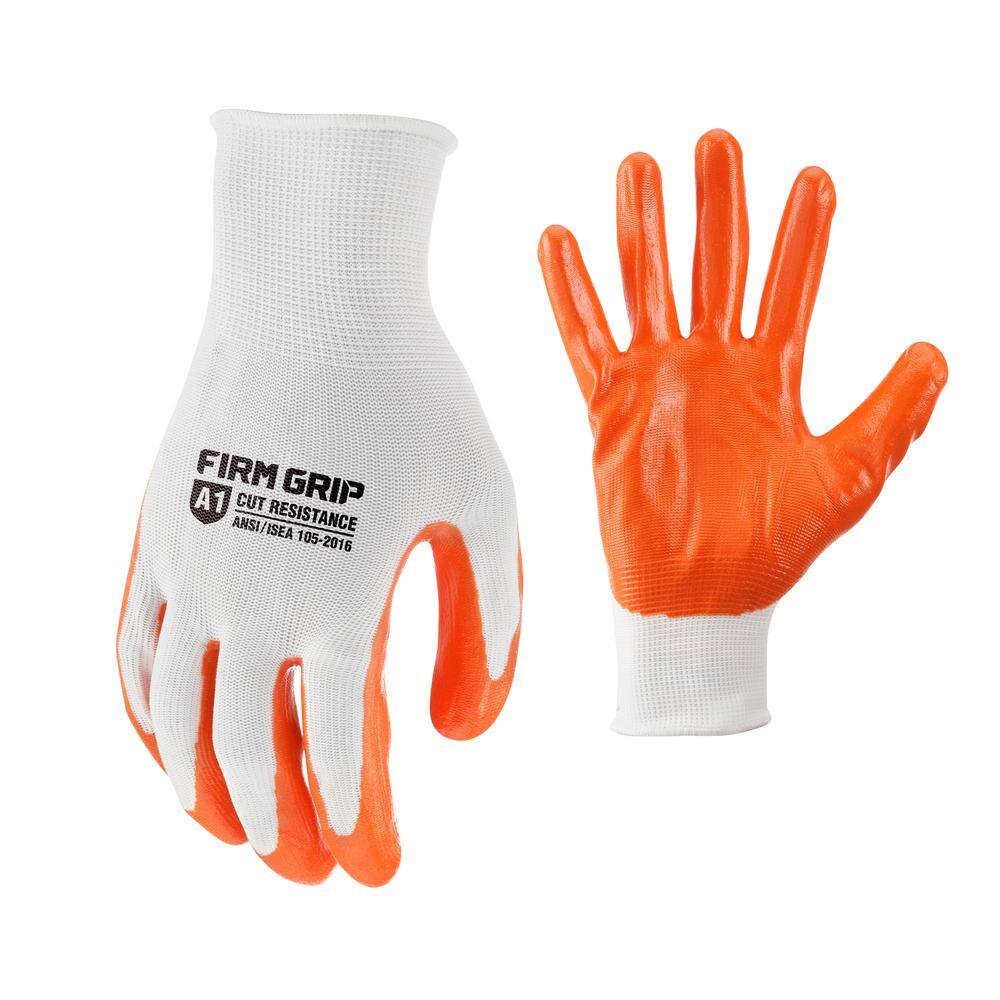 FIRM GRIP Large Nitrile Coated Work Gloves (5 Pack) 5558-032