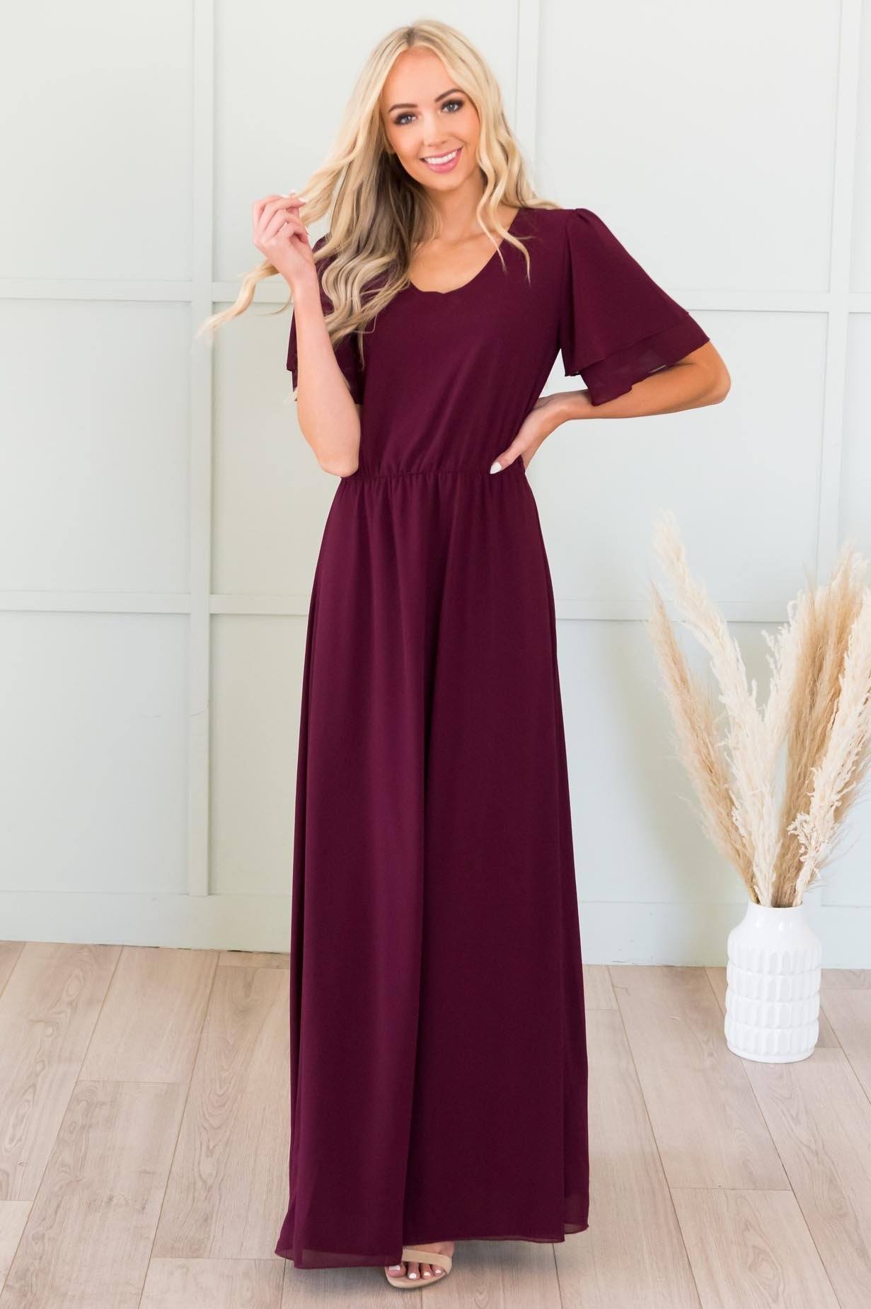 The Chloe Chiffon Maxi Dress