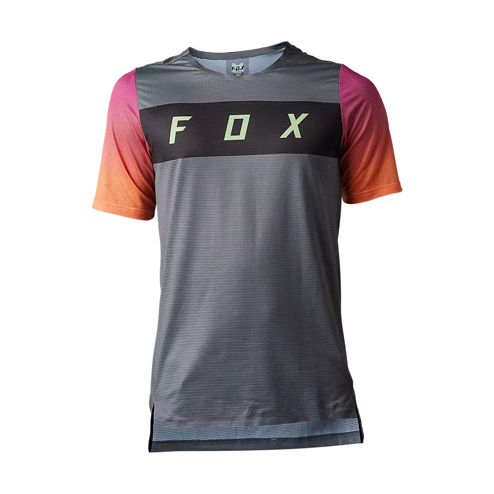 Fox Racing Flexair Short Sleeve MTB Jersey - Arcadia - Pewter