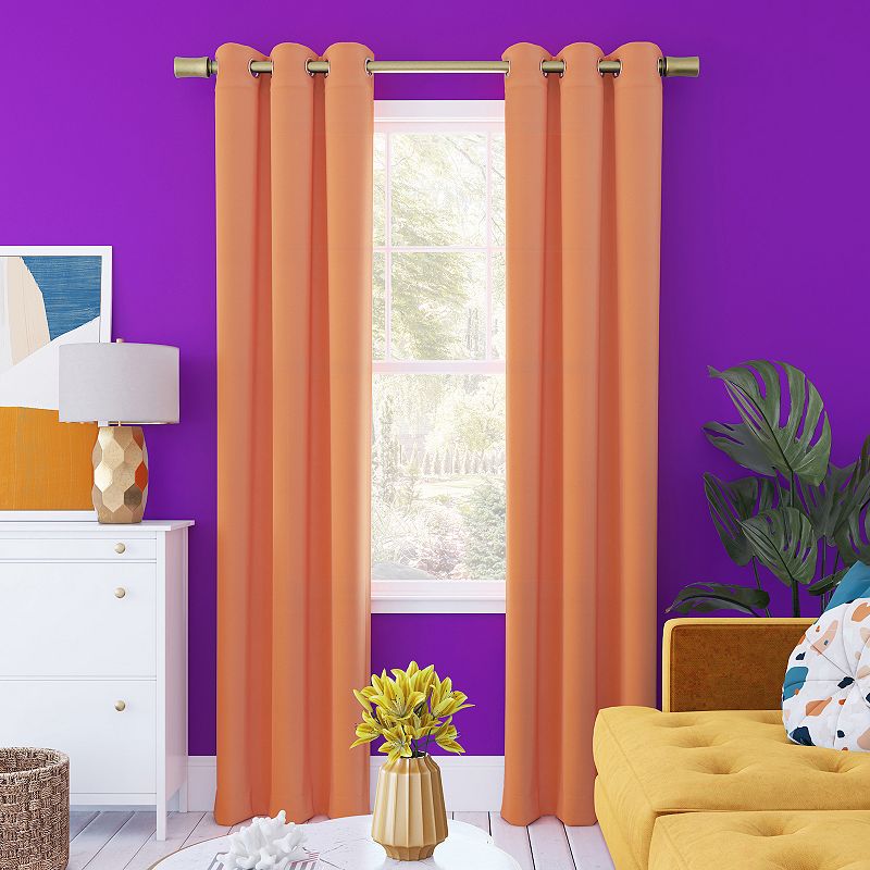 Sun Zero Harper Thermal 100% Blackout Grommet Window Curtain