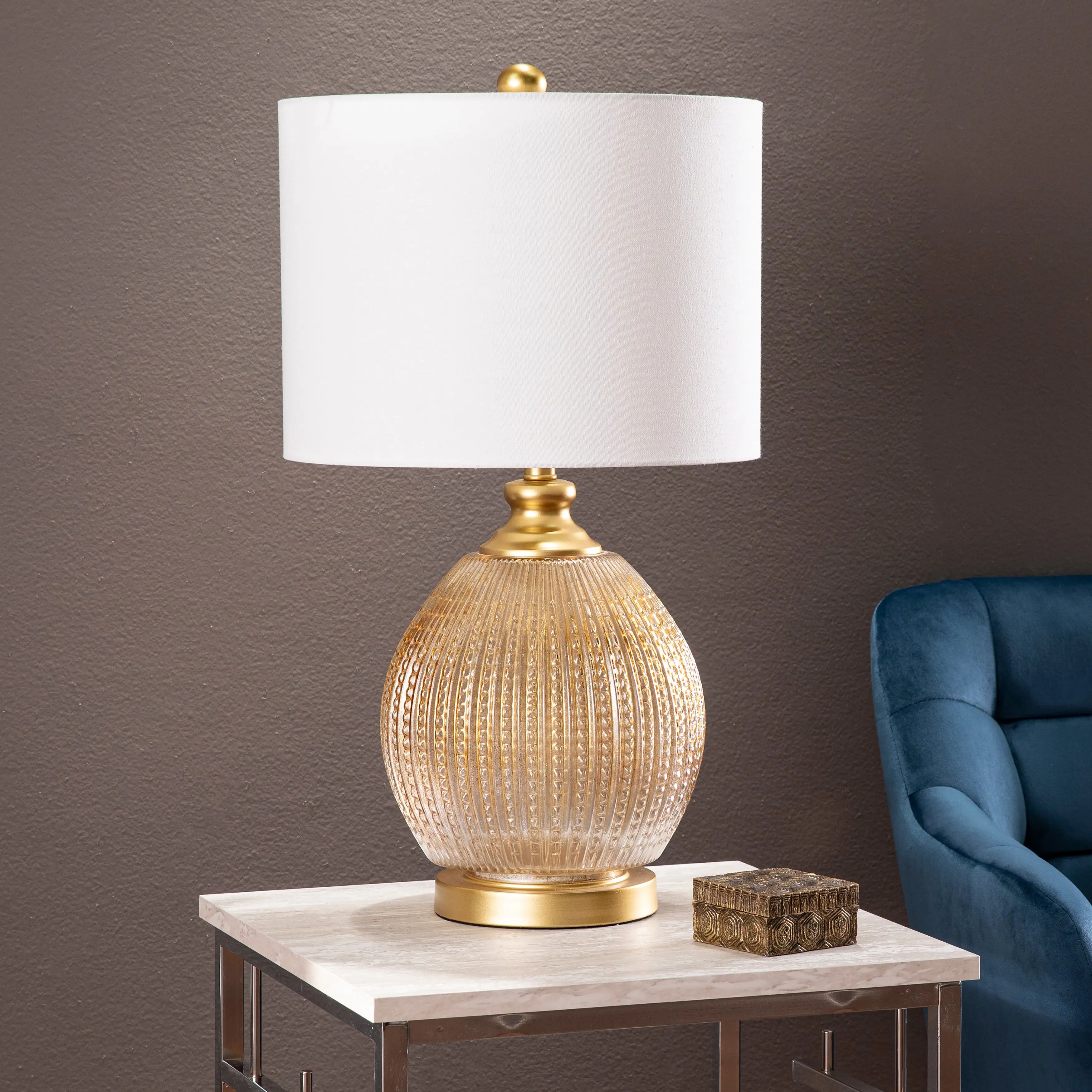 SEI Furniture Velano Gold Table Lamp