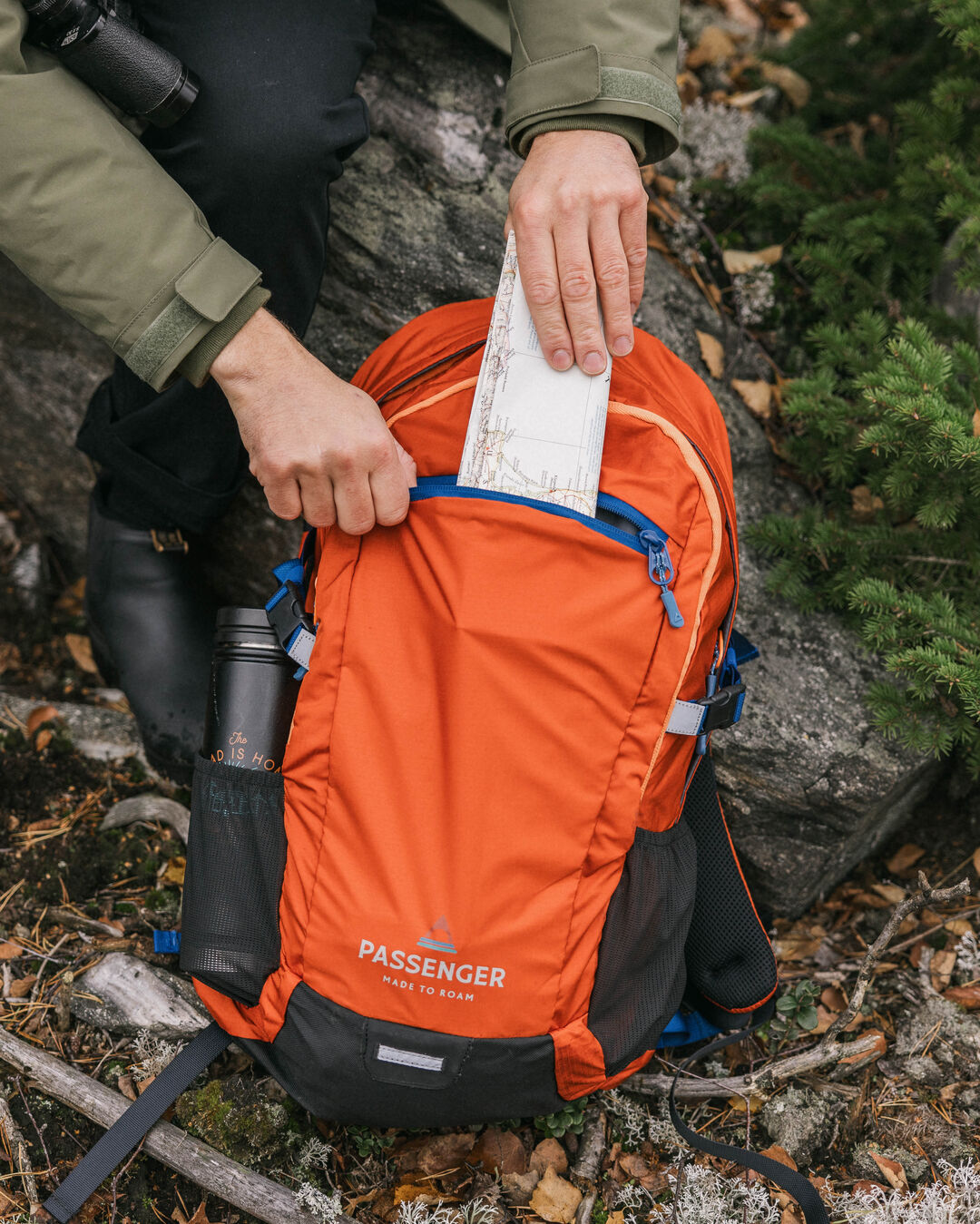 Track Recycled 30L Backpack - Rust