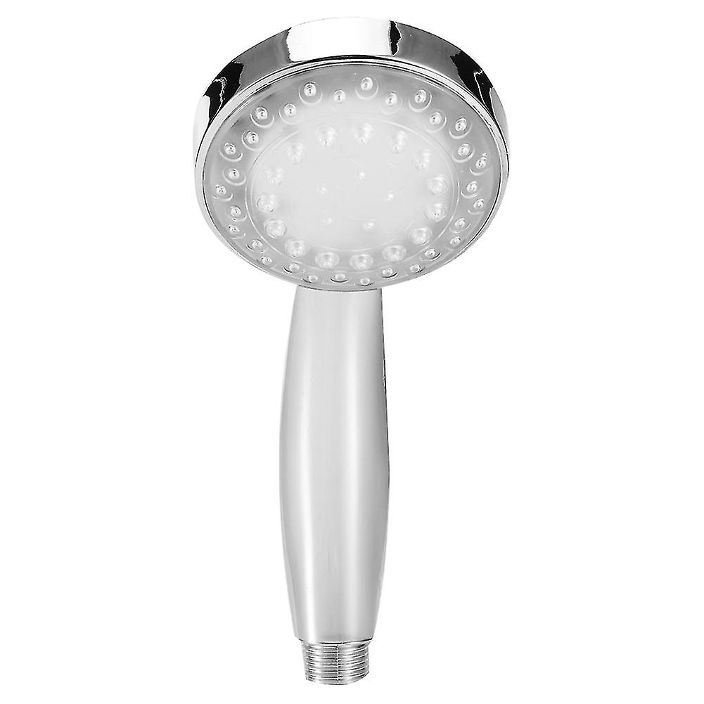 LED Colorful Handheld Shower Head Temperature Control Hand Shower Sprayer for Home Bathroom