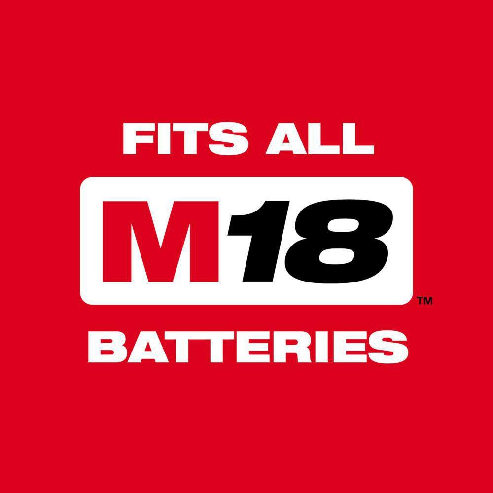 MW M18 FUEL 18V Lithium-Ion Brushless Cordless 14 in. Hex Impact Driver Kit with Two 5.0Ah Batteries Charger Hard Case 2953-22