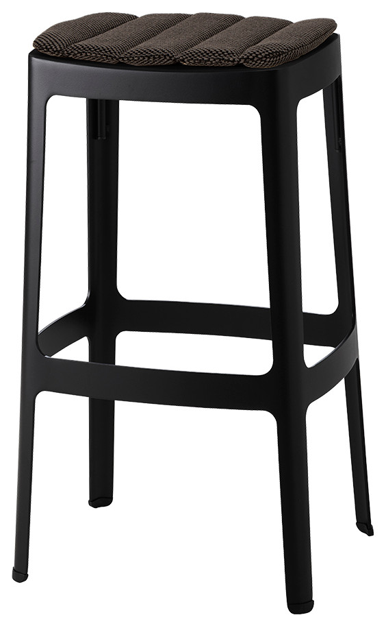 Cane line Cut bar stool  stackable  11402AS   Industrial   Outdoor Bar Stools And Counter Stools   by Morning Design Group  Inc  Houzz