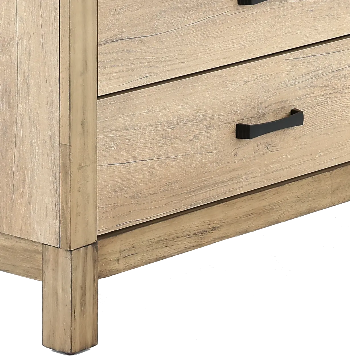 Matteo Rustic Contemporary Antiqued White Chest of Drawers