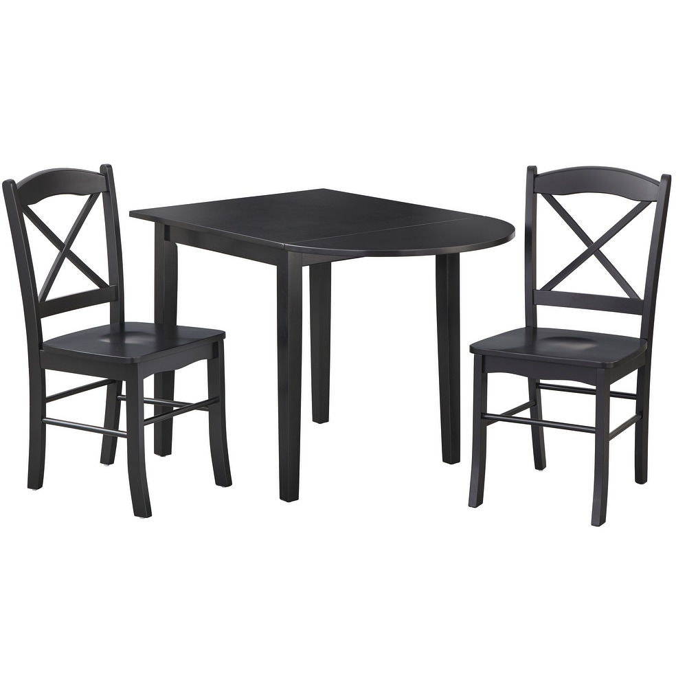 Simple Living Country Cottage Drop Leaf 3 piece Dining Set