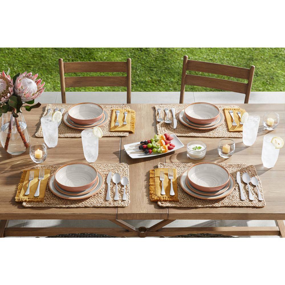 Home Decorators Collection Azria Melamine Salad Plates in Ivory (Set of 6) PAN1085MSRSI