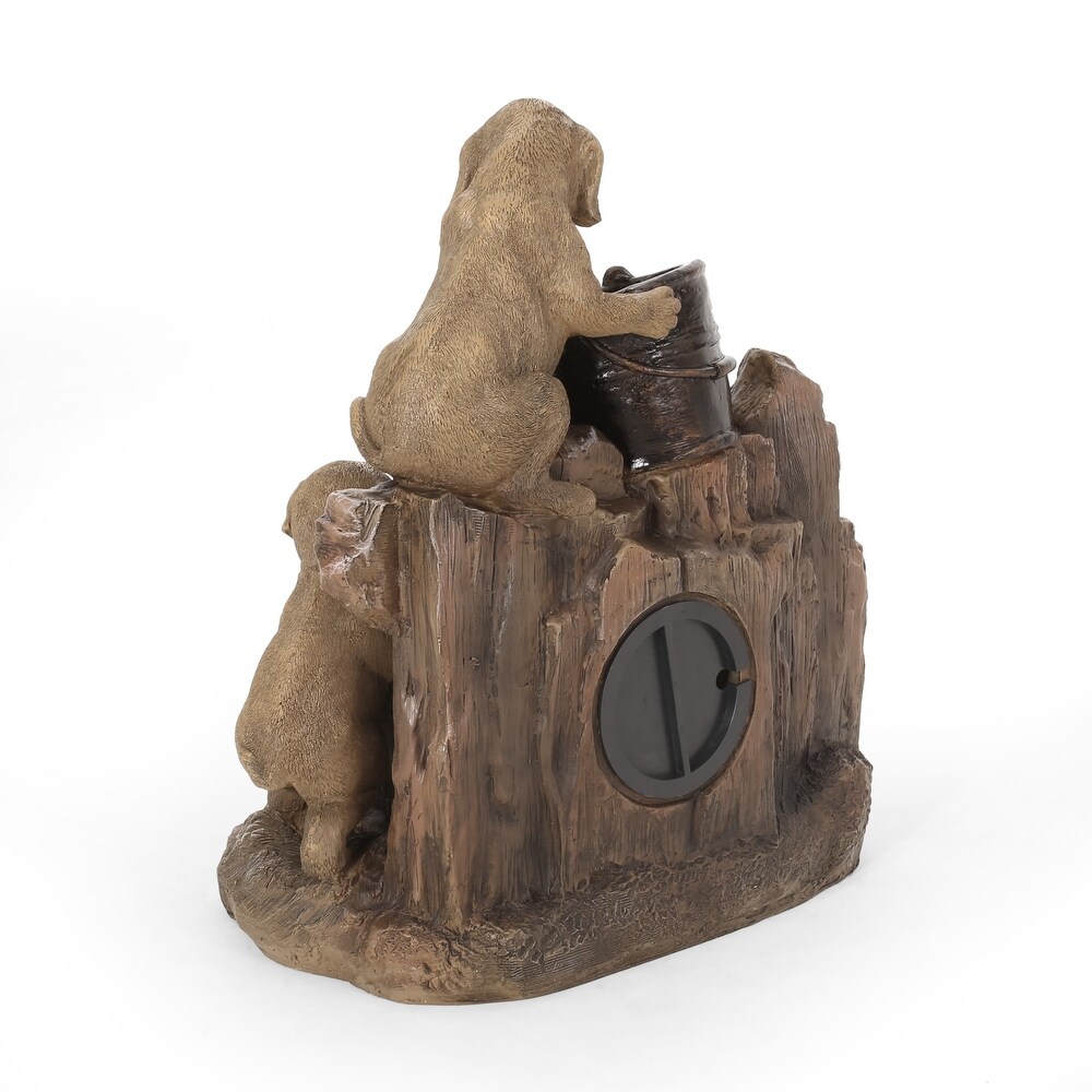 Dimmock Outdoor Outdoor Puppy Fountain by Christopher Knight Home