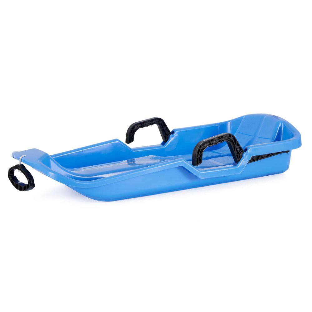 Slippery Racer 30 in. Downhill Thunder Kids Toddler Plastic Toboggan Snow Sled (2-Pack) 2 x SR807B