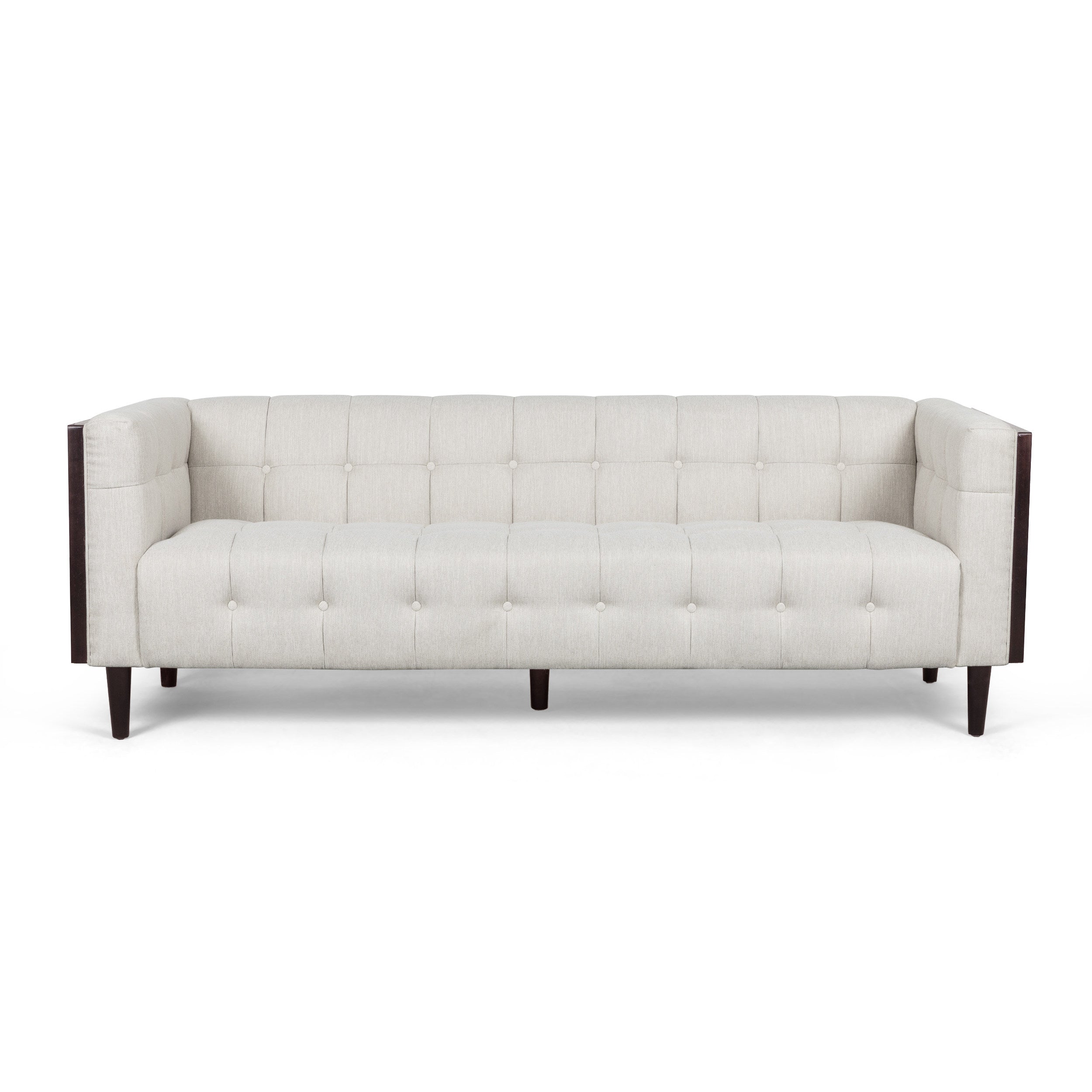 Croton Contemporary Tufted 3 Seater Sofa