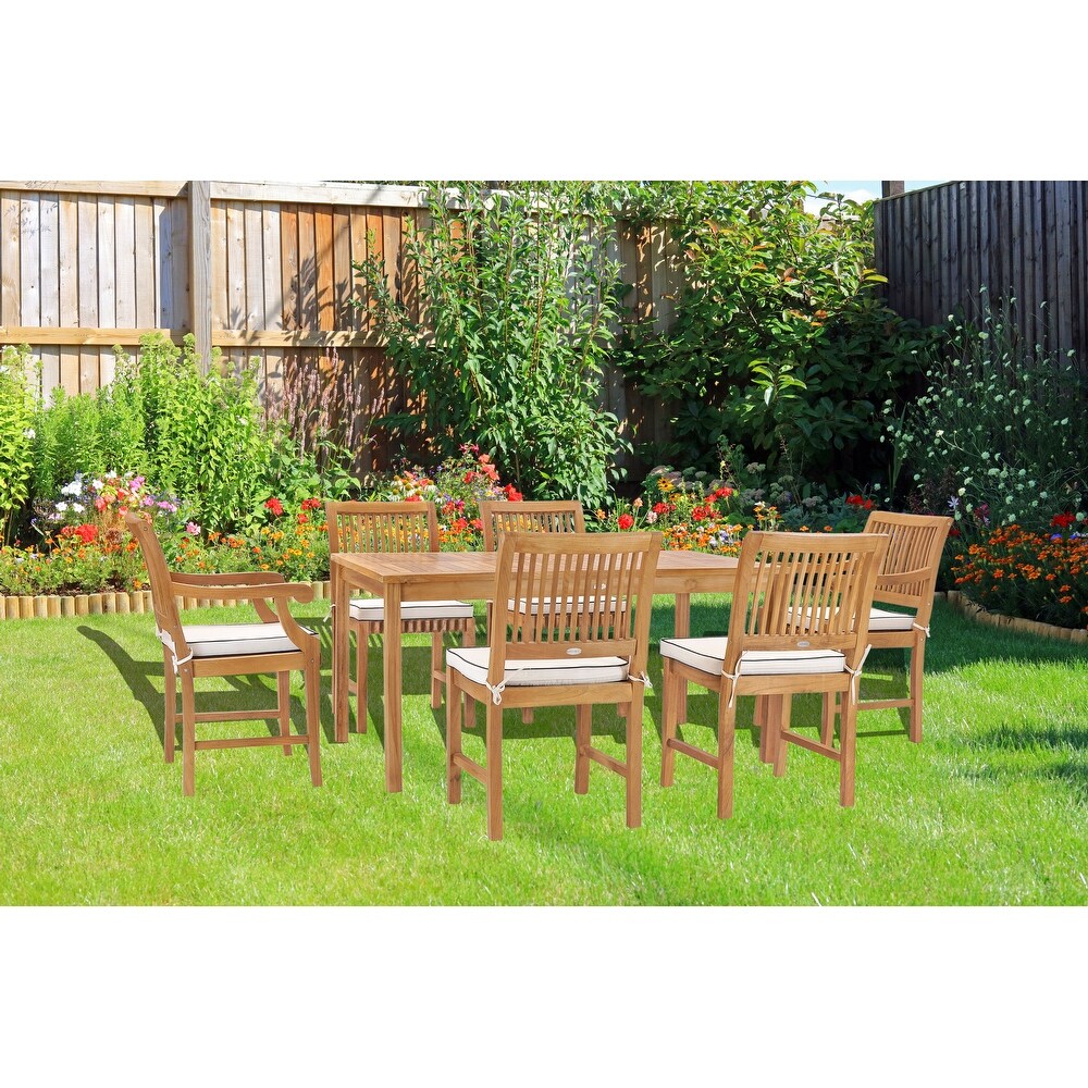 Chic Teak 7 Piece Teak Wood Bermuda 63\