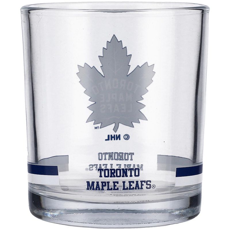 Toronto Maple Leafs 10oz. Banded Rocks Glass