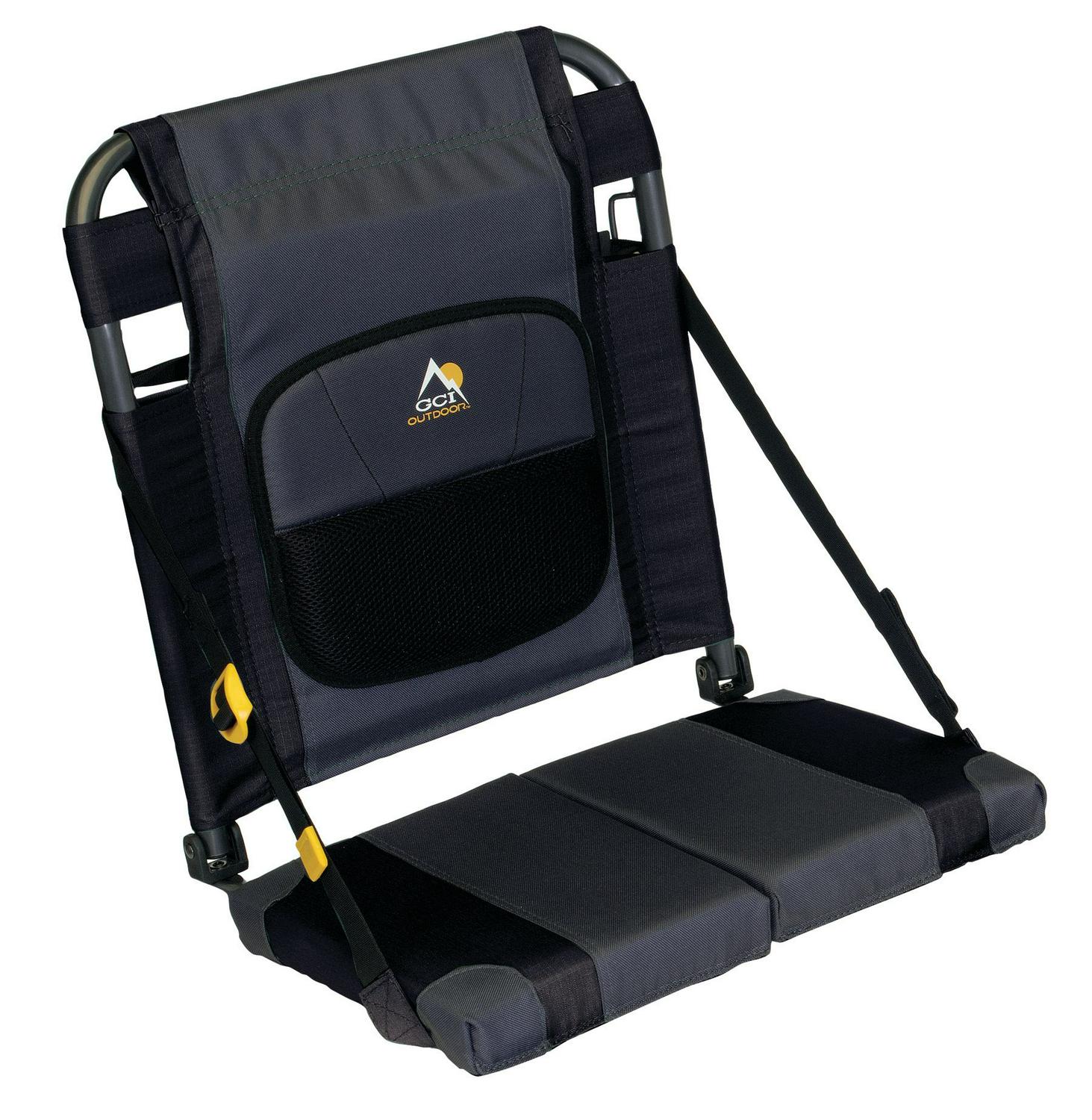 GCI Outdoor SitBacker Black Stadium Seat