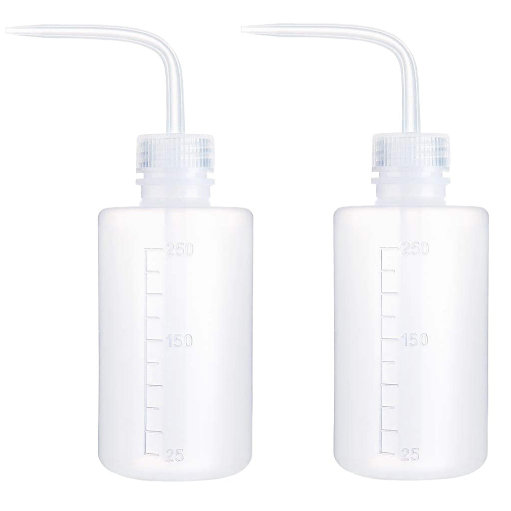 Hxroolrp 2pcs 200ML Plant Flower Succulent Bottle Plastic Bend Mouth Watering Cans