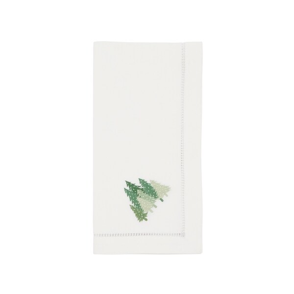 Pine Forest Embroidered Napkin (Set of 6)