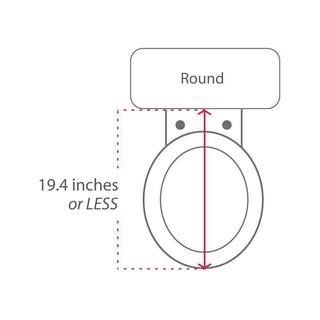 Lotus Smart Hygiene Seat ATS-800 Advanced Smart Electric Bidet Seat for Round Toilets in White ATS-800R