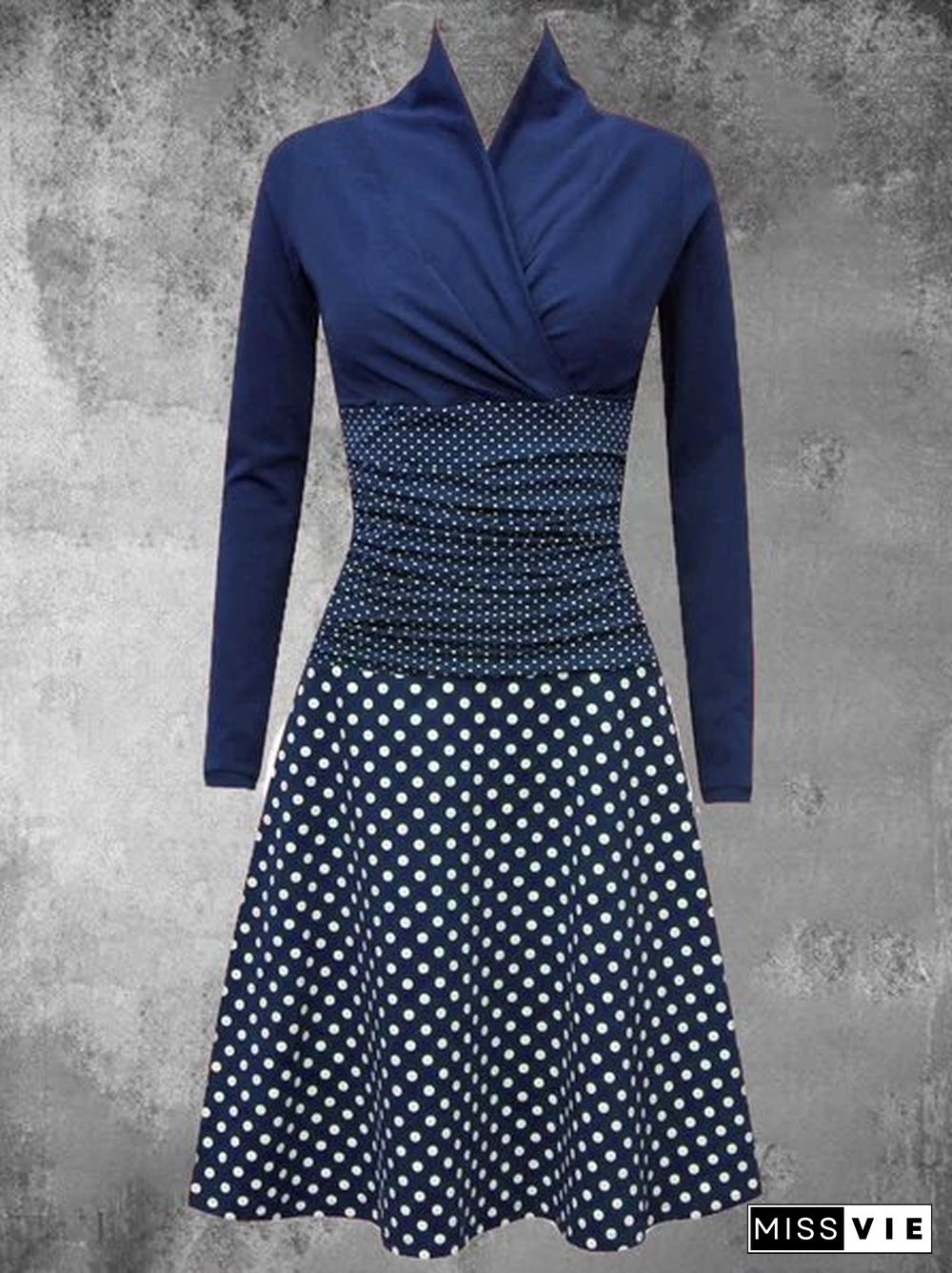 Long Sleeve Casual Midi Knitting Dress