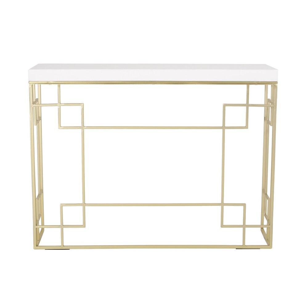 Depue Geometric Console Table by Christopher Knight Home