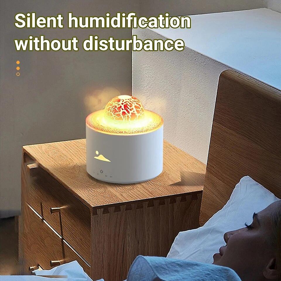 230ml Flame Planet Air Humidifier Electric Ultrasonic Cool Water Aroma Diffuser Home Room Aromatherapy Essential Oil Diffuser