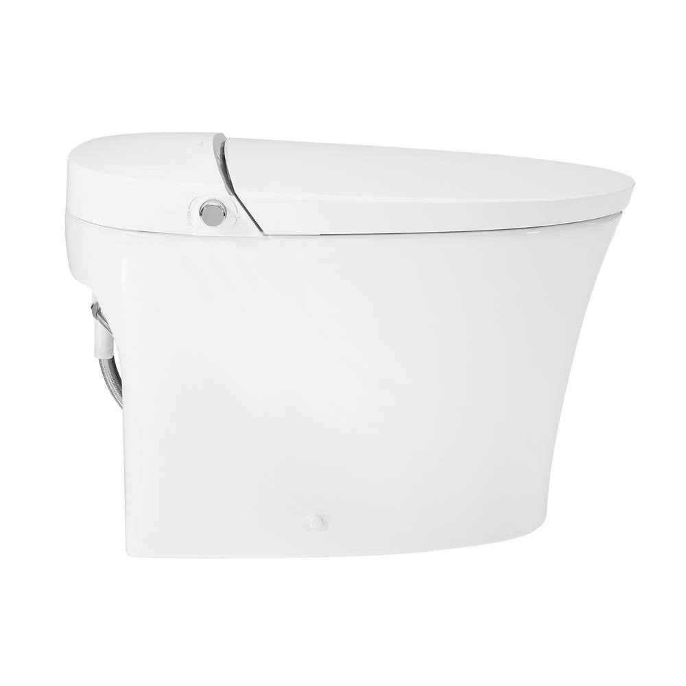 Swiss Madison Avancer Intelligent Tankless 1-piece 1.11.6 GPF Dual Flush Elongated Toilet in White Touchless Vortex Seat Included SM-ST060