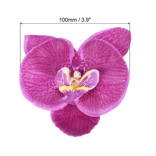 20Pcs Artificial Silk Butterfly Orchid Flower Heads for Wedding Decor