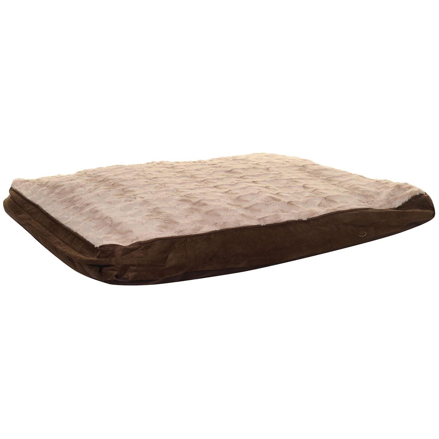 Waggy Tails Unisex Deluxe Sherpa Pet Bed