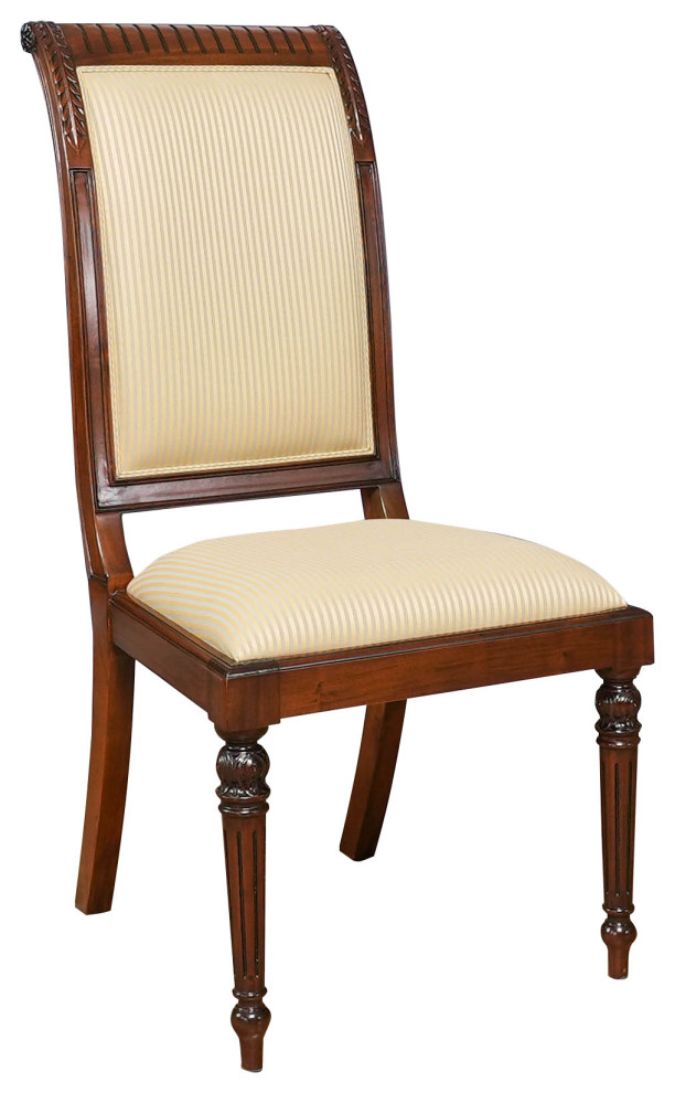 Tall Back Upholstered Side Chair   Traditional   Dining Chairs   by Niagara Furniture  Houzz