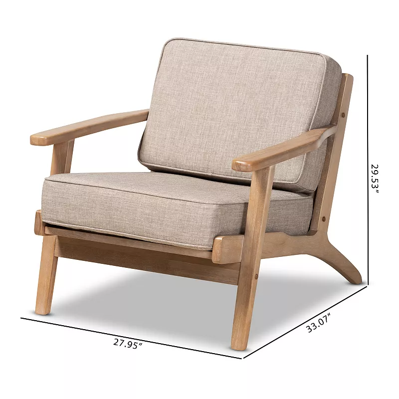 Baxton Studio Sigrid Arm Chair