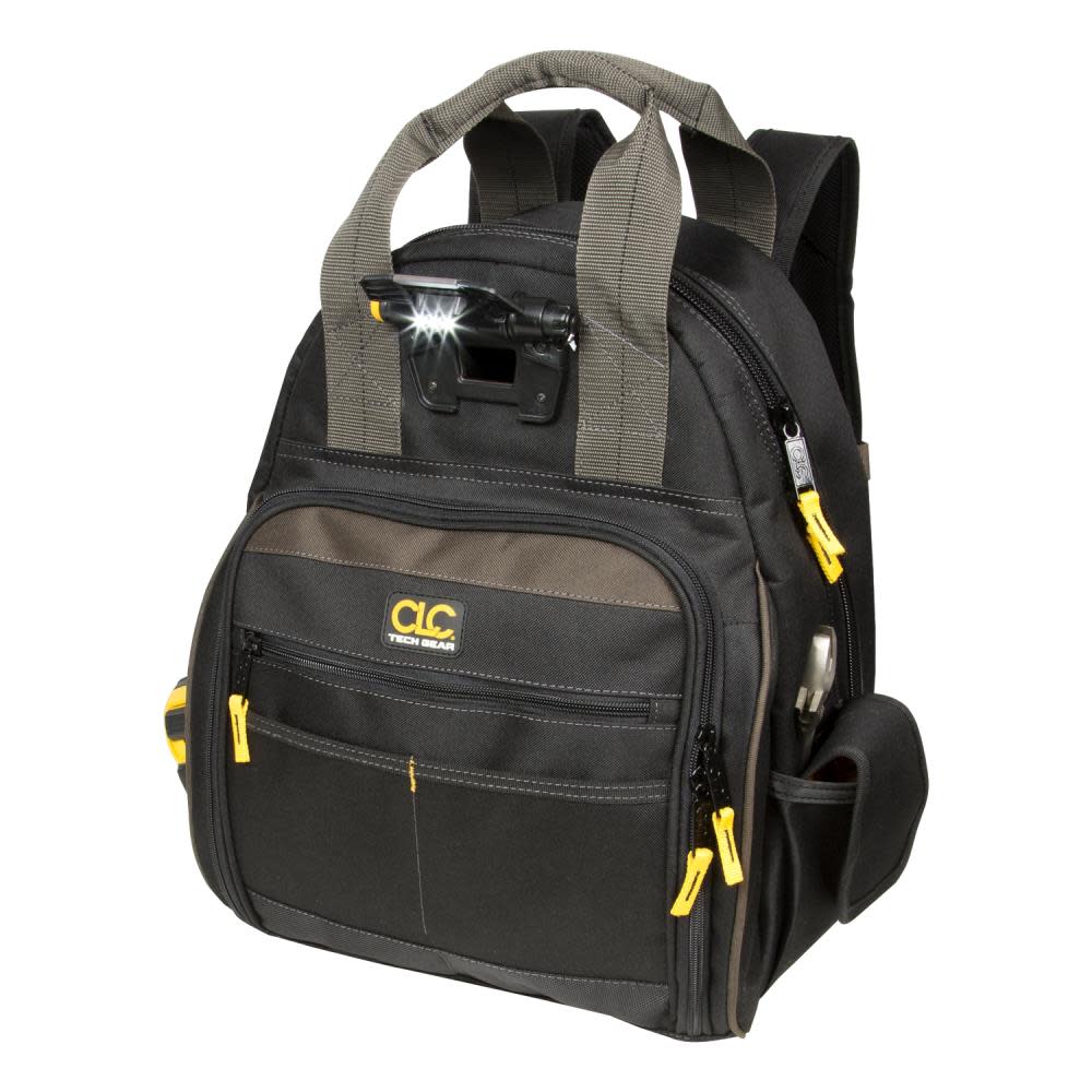 53 Pocket Lighted Tool Backpack