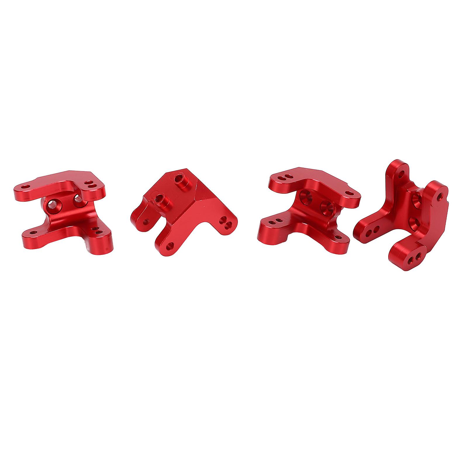 2 Pair Rc Metal Front Rear Universal Shock Towers Mount For Losi Lmt 4wd Solid Axle 1/8 Monster Truckred