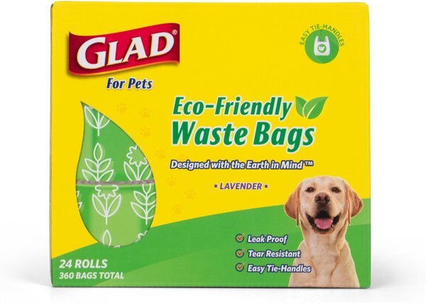 Glad Eco-Friendly Lavender Scented Dog Waste Bags