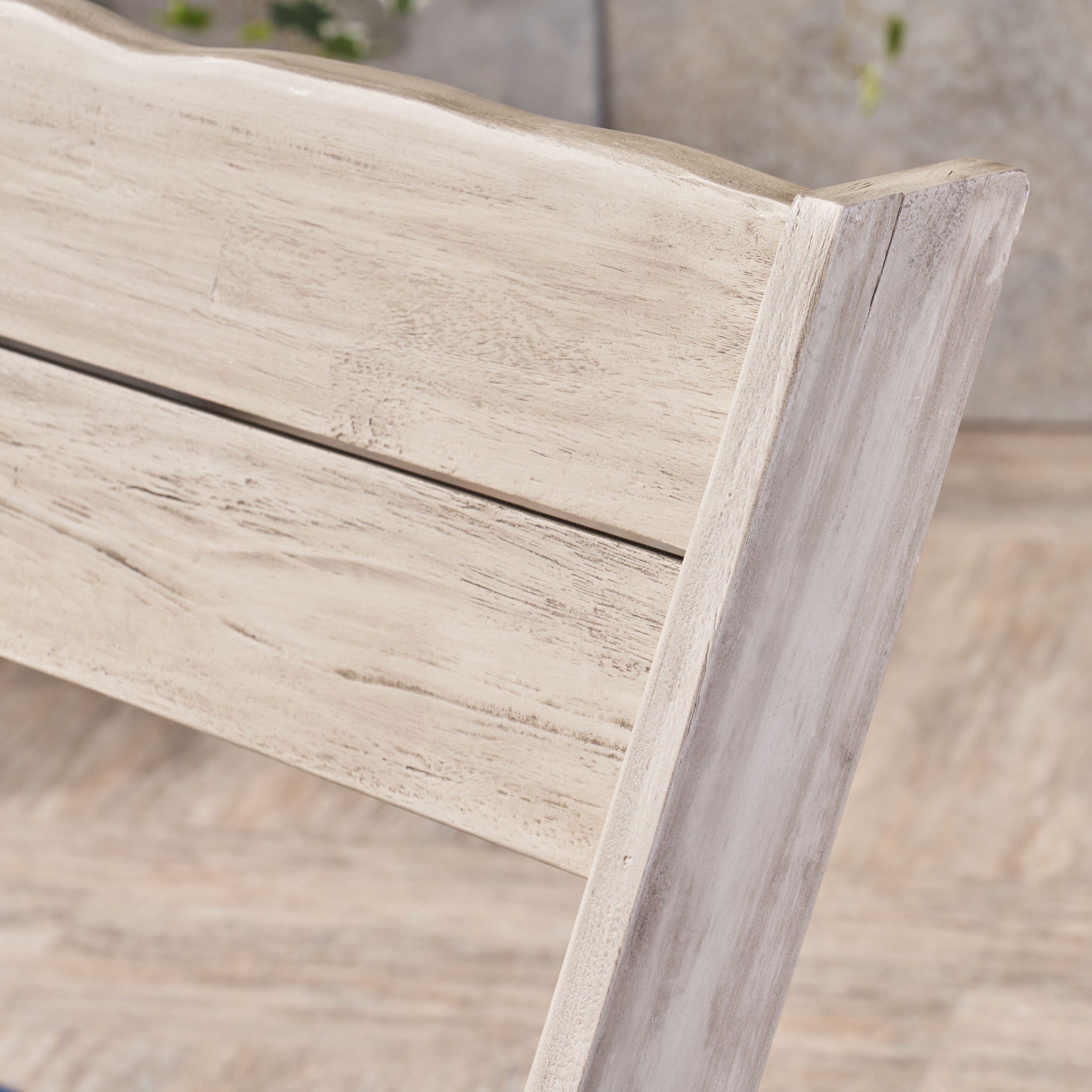 Irene Outdoor Acacia Wood Bench