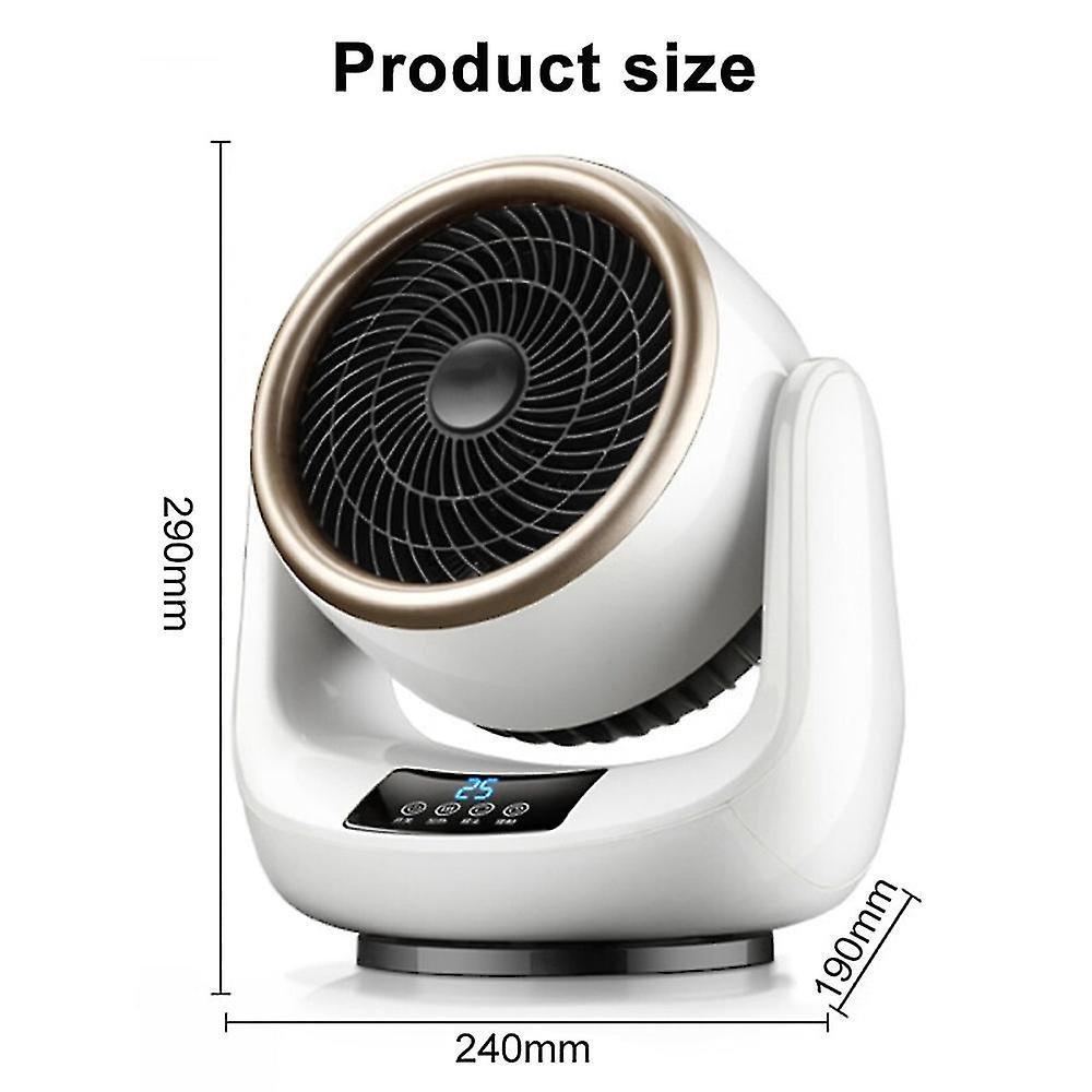 Electric Fan Heater 1500w Multifunctional Fan Cooler Fan Household Warmer Heating Warmer For Room Office Warm Heateruk)