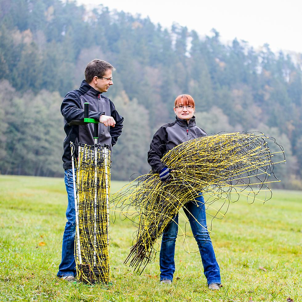 Twist butler net 125 cm 1 x rod and 1 crank