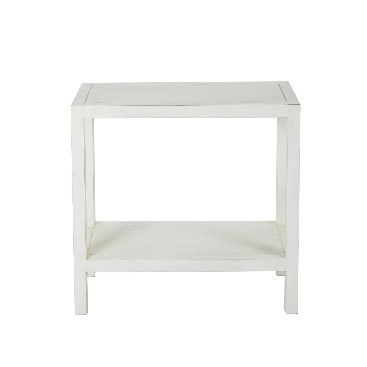 Home DA(C)cor Collection Carolina White Console Accent Table  Crowdfused