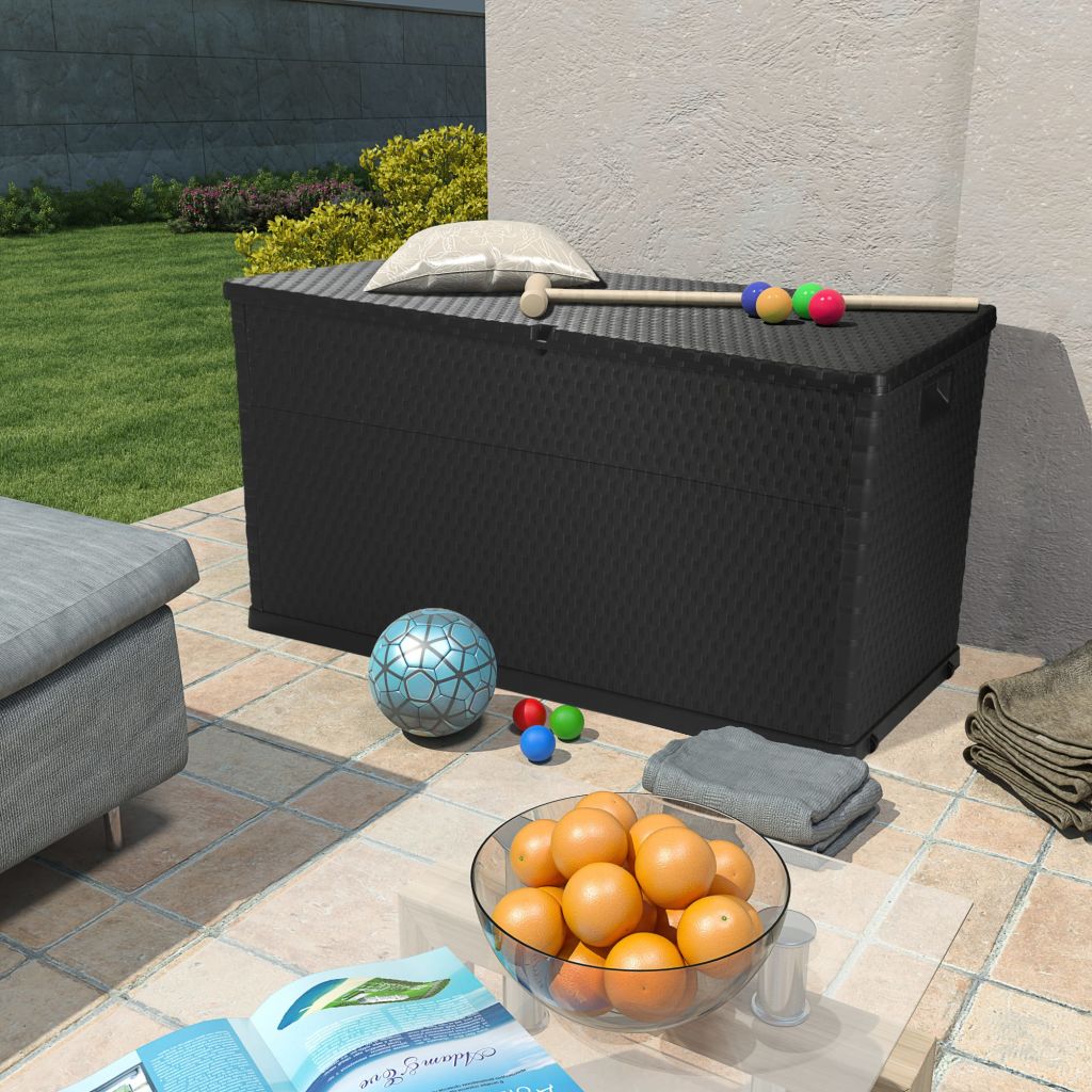 Garden Storage Box Anthracite 47.2"x22"x24.8