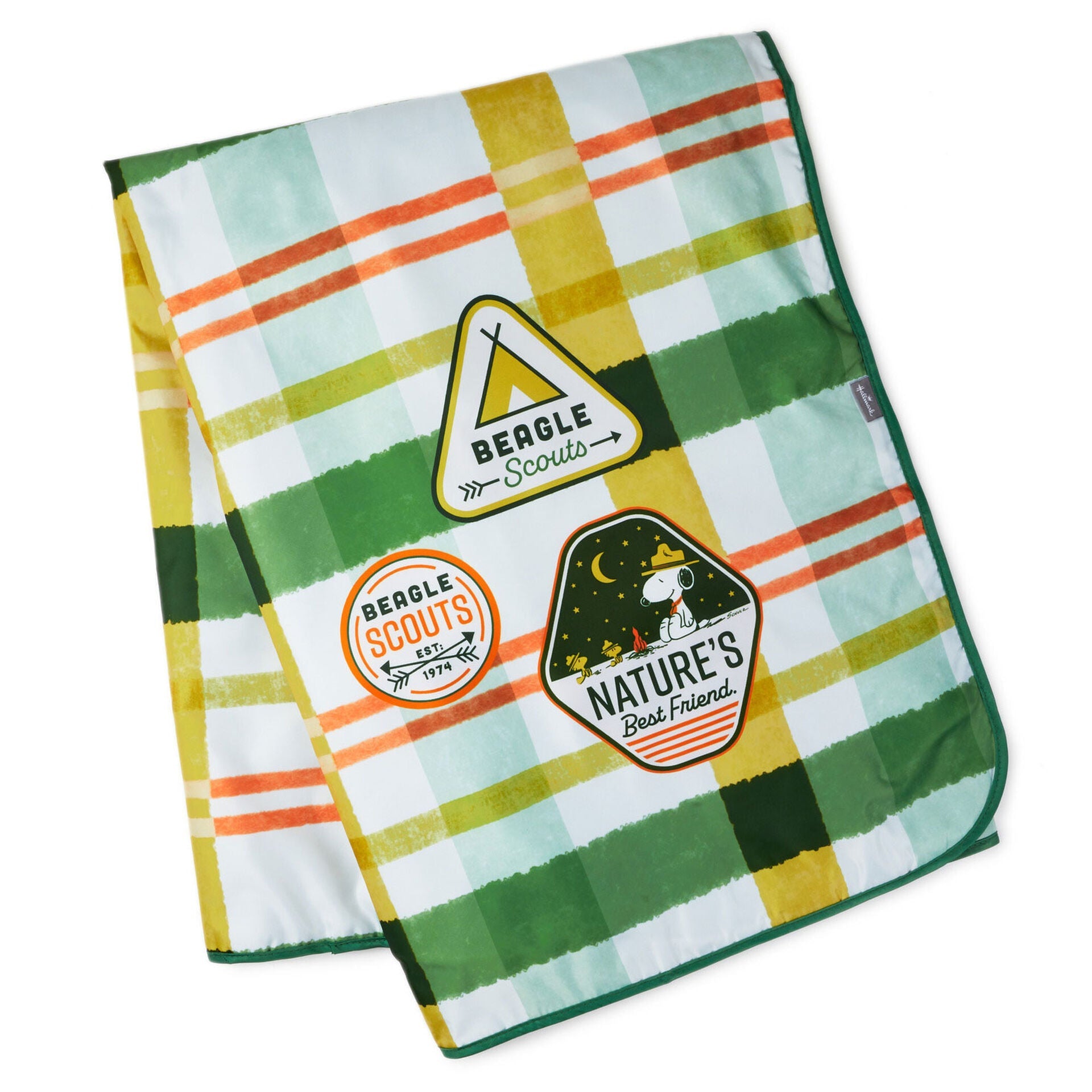 Hallmark  Peanuts® Beagle Scouts Picnic Blanket With Bag