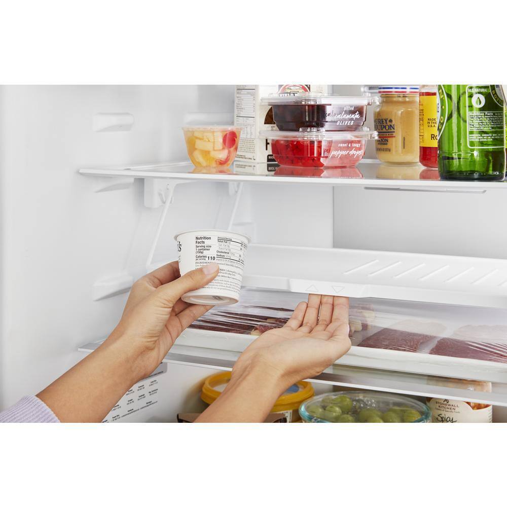 Whirlpool 24 in. 12.7 cu. ft. Bottom Freezer Refrigerator in Fingerprint Resistant Stainless Counter Depth WRB543CMJZ