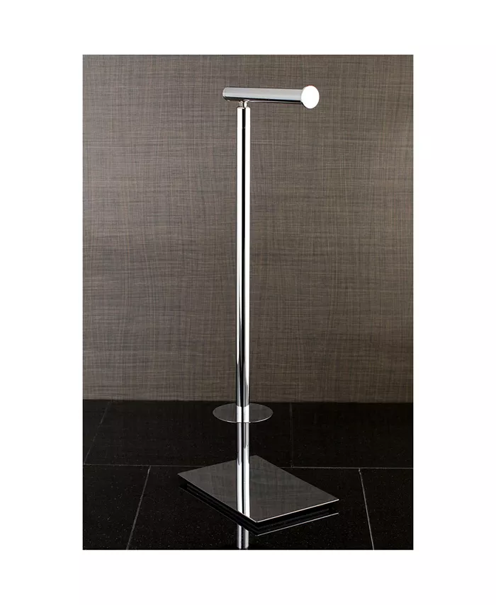 Kingston Brass Claremont Dual Freestanding Toilet Paper Stand in Polished Chrome