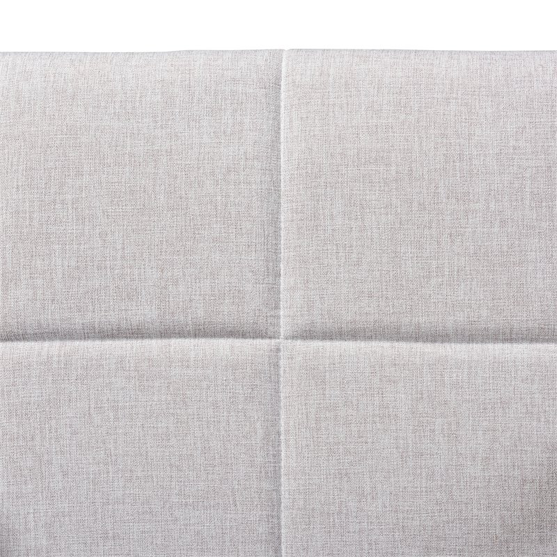 Baxton Studio Theresa Grayish Beige Upholstered Wood Accent Chair (Set of 2)   Midcentury   Armchairs And Accent Chairs   by Homesquare  Houzz