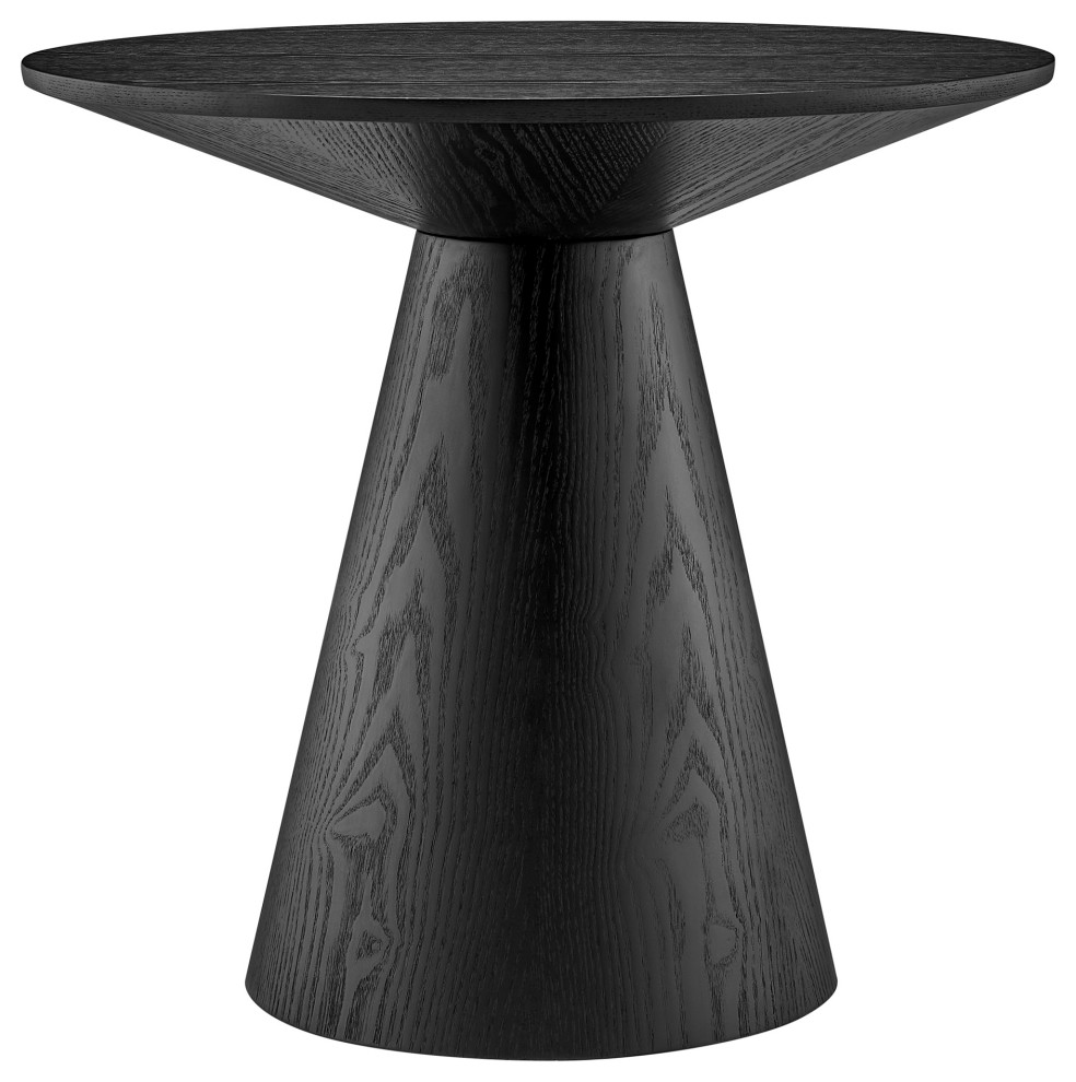 Wesley 24 quotSide Table  Walnut Veneer   Transitional   Side Tables And End Tables   by Euro Style  Houzz