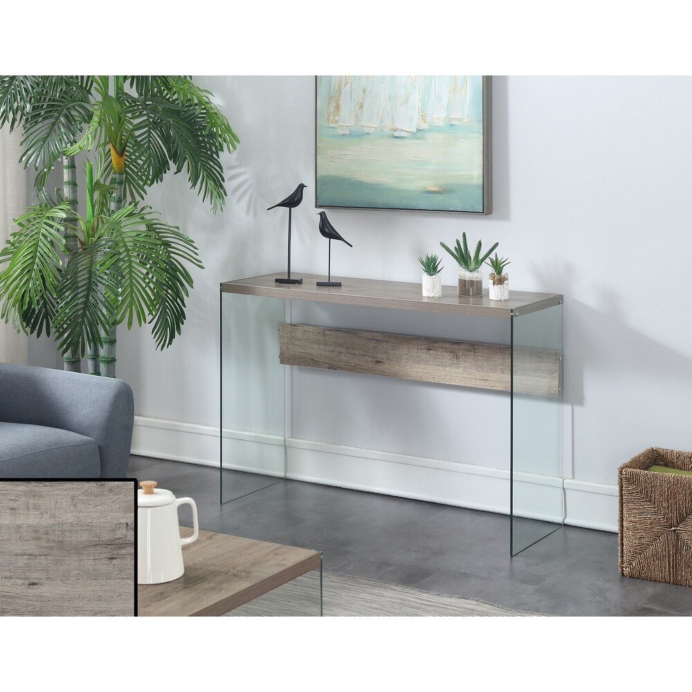 Convenience Concepts SoHo Glass Console Table/Desk