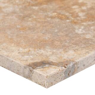 MSI Porcini Pattern Tumbled Travertine Paver Kits (120 Pieces160 sq. ft.Pallet) LPAVTPOR10KITS