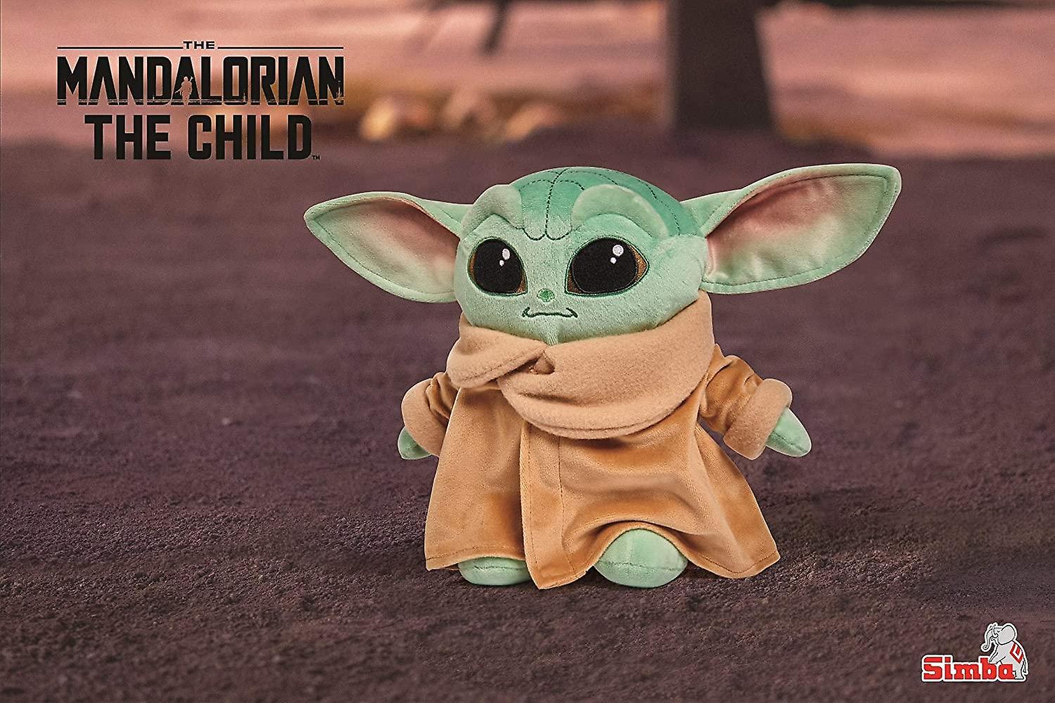 Star Wars Mandalorian The Child Baby Yoda Grogu Plush Stuffed Animal Plush Plush Softie 25cm