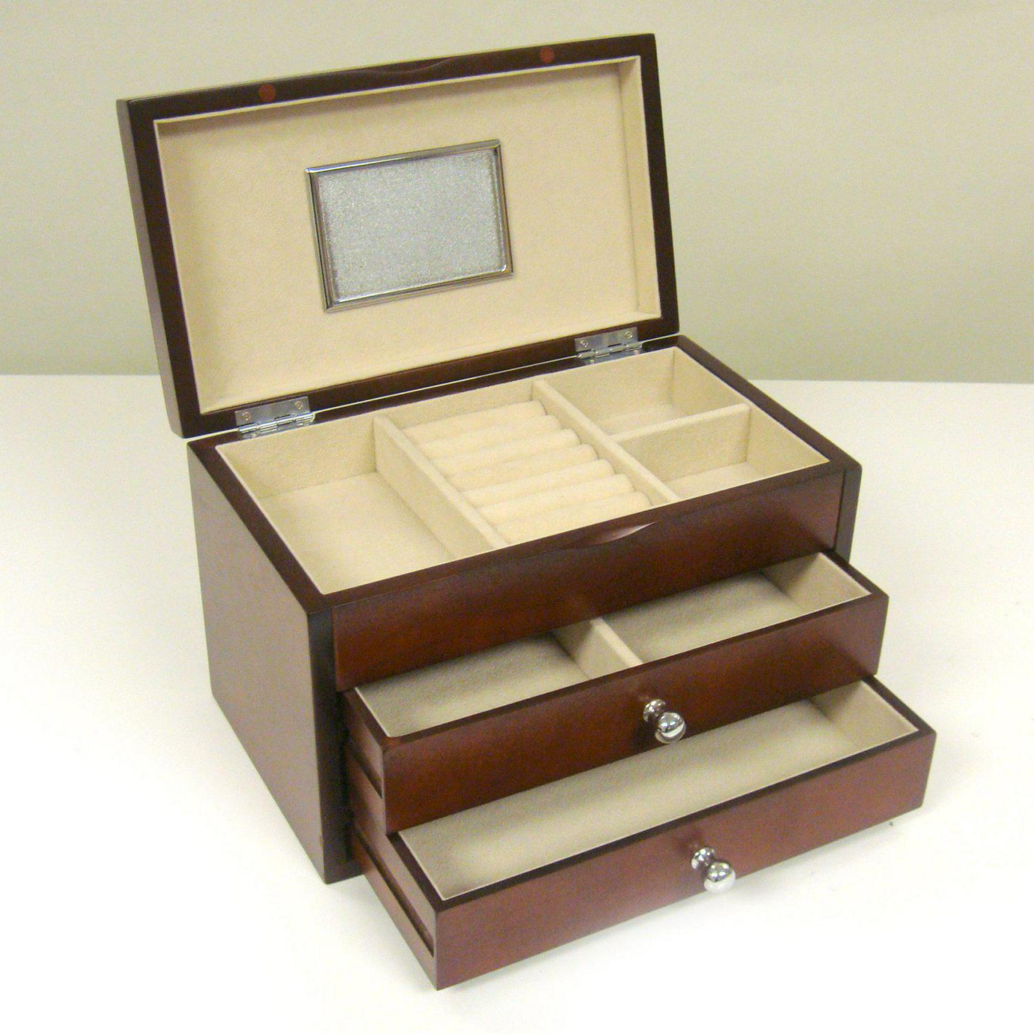 Genoa Jewelry Box 8211 Dark Cherry 8211 10W x 65H in  Crowdfused