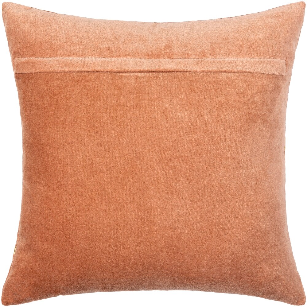 Alya Velvet Throw Pillow with Metallic Sparkles