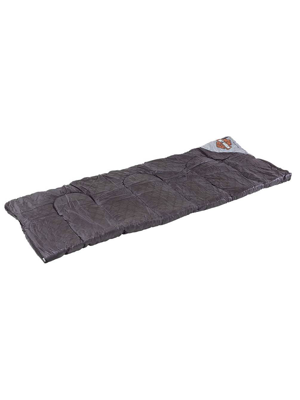 Harley-Davidson Bar & Shield Custom Sleeping Bag, Black & Orange HDL-10016, Harley Davidson