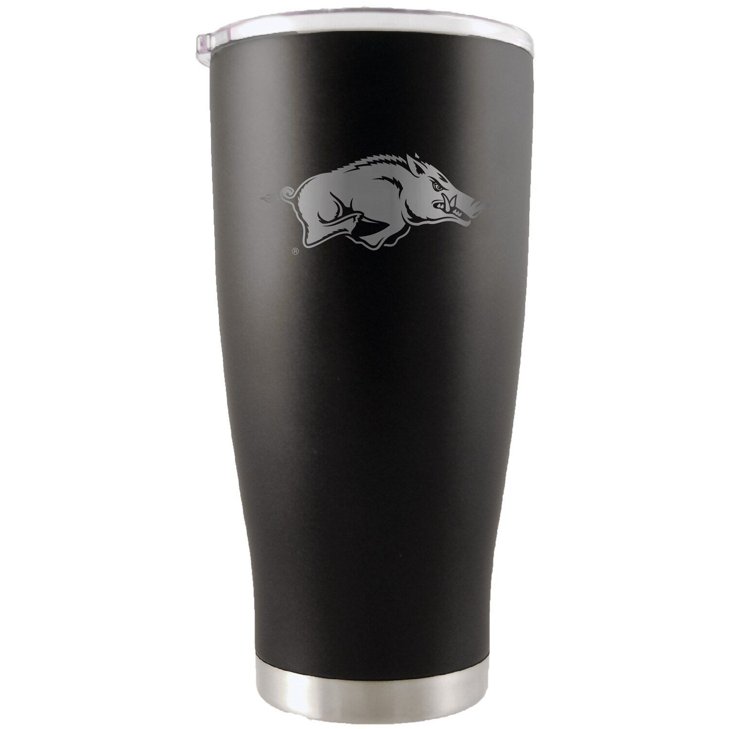 Arkansas Razorbacks 20oz. Etched Team Logo Tumbler - Black