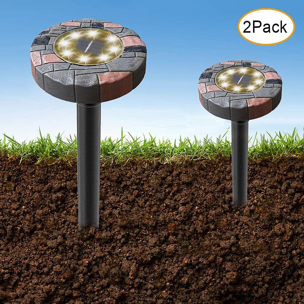 Solar Powered Ultrasonics Pest Repeller Leds Lawn Light Repel Mole Gopher Vole Mouse Chaser For Outdoor For Lawn Garden Yard Home Humane Pest Control